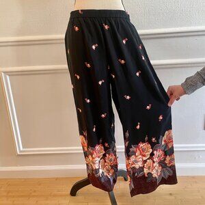 Anthropologie Floral Pants